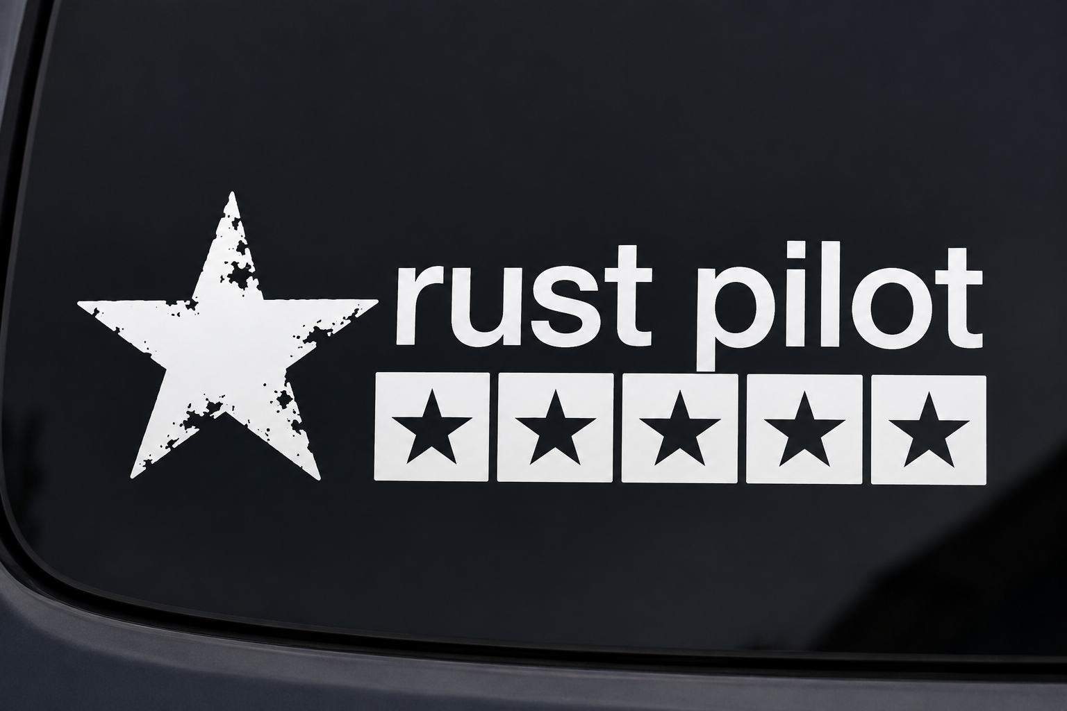 Rust Pilot Vinyl Decal