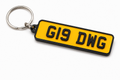 Custom Numberplate Keyring